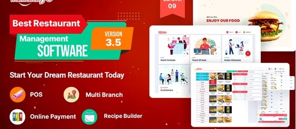 Restaurant Software - Online Food Ordering Website with POS